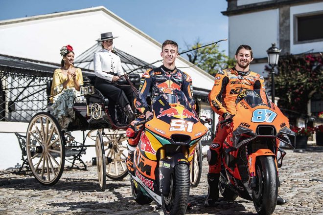 レミー・ガードナー（テック3KTMファクトリー・レーシング）、ペドロ・アコスタ（Red Bull KTM Ajo）／2022MotoGP第6戦スペインGP