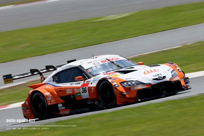 2022スーパーGT第2戦富士　au TOM’S GR Supra（坪井翔／ジュリアーノ・アレジ）