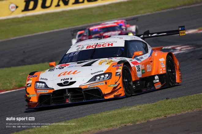 2022スーパーGT第2戦富士　au TOM’S GR Supra（坪井翔／ジュリアーノ・アレジ）