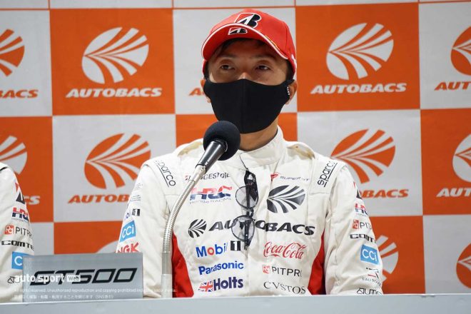 2022スーパーGT第2戦富士　決勝会見に出席した野尻智紀（ARTA NSX-GT）
