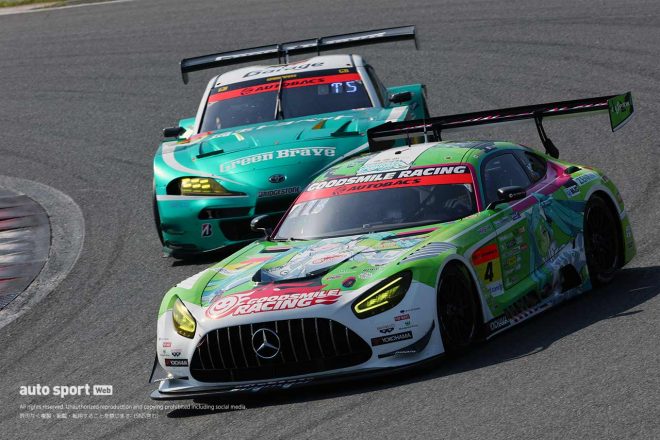 2022スーパーGT第2戦富士　グッドスマイル 初音ミク AMG（谷口信輝／片岡龍也）