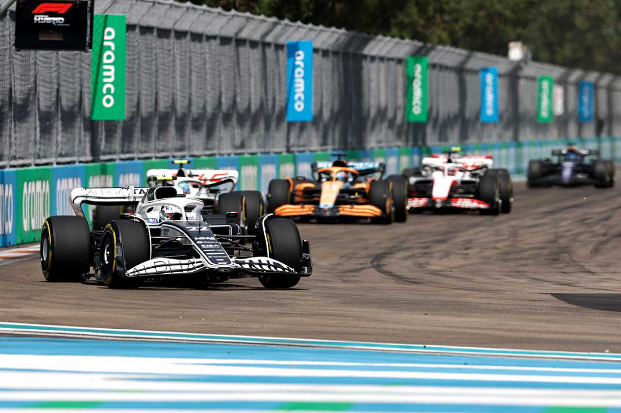 2022年F1第5戦マイアミGP　角田裕毅（アルファタウリ）