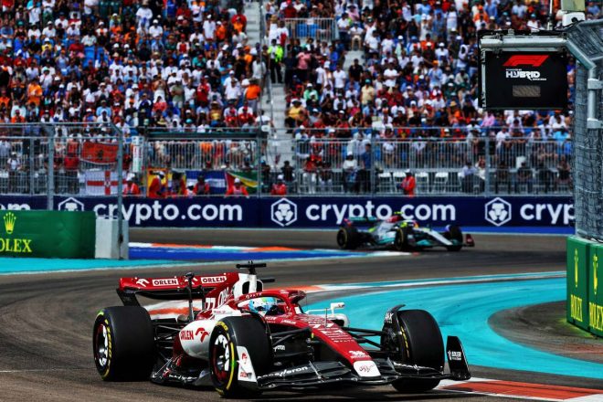 2022年F1第5戦マイアミGP　バルテリ・ボッタス（アルファロメオ）