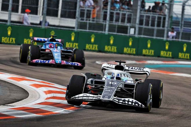 2022年F1第5戦マイアミGP　ピエール・ガスリー（アルファタウリ）