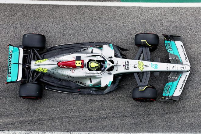 2022年F1　メルセデスW13