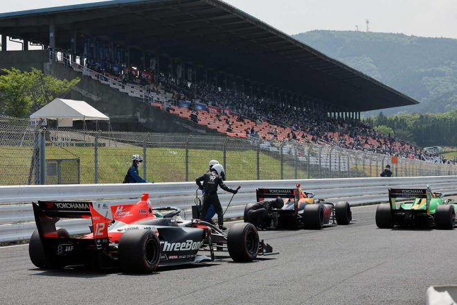 スタート練習でストールを喫した佐藤蓮（TEAM GOH）