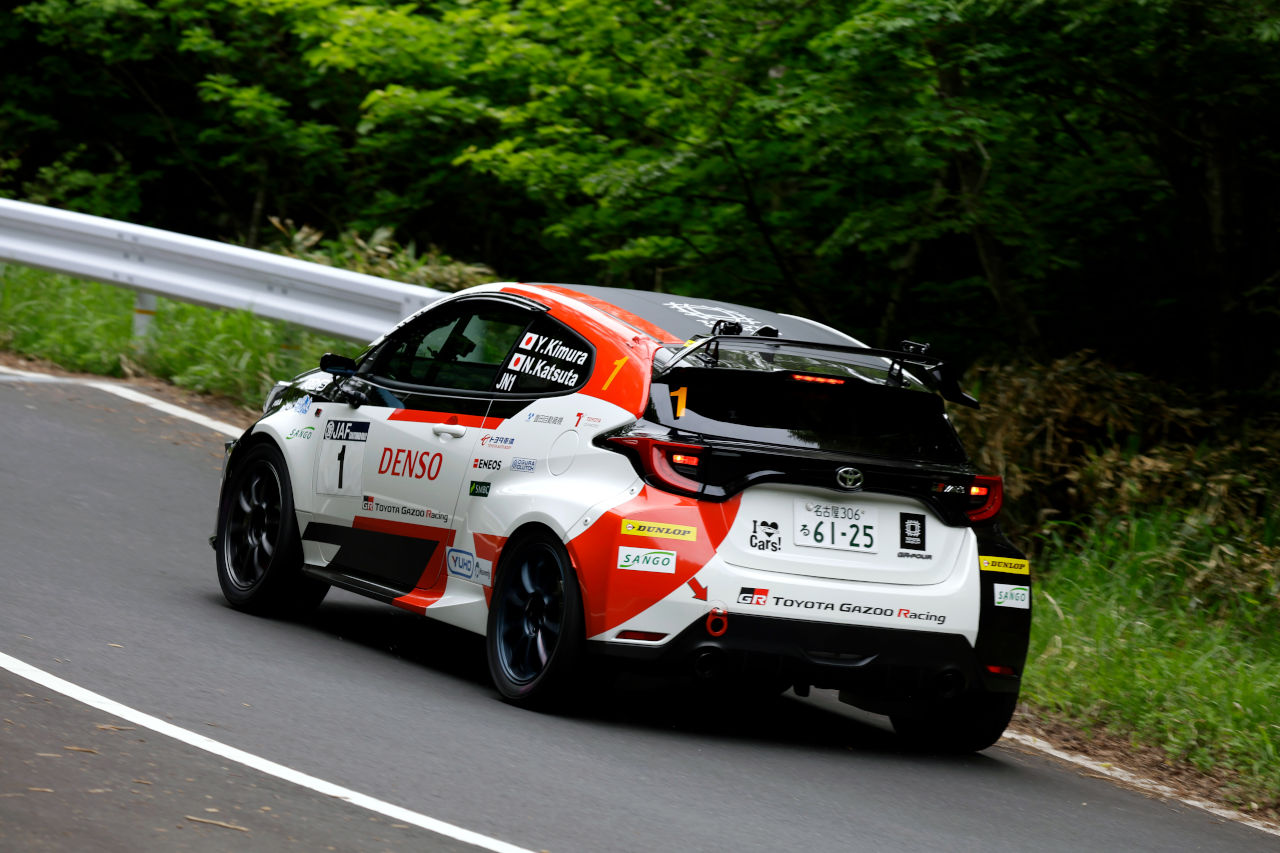 勝田範彦／木村裕介組（トヨタGRヤリスGR4ラリー）　2022全日本ラリー第4戦丹後
