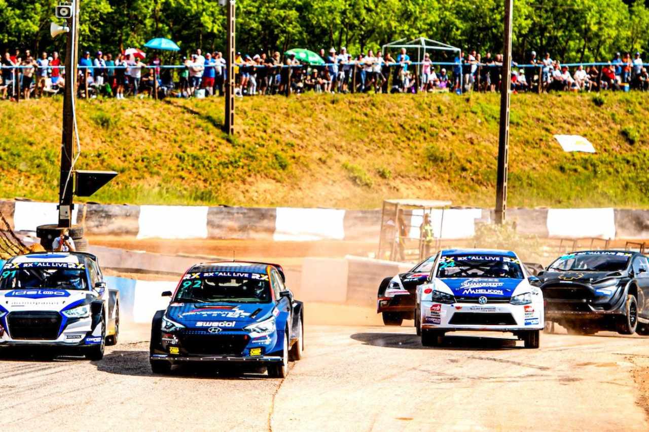 今季からSETプロモーションに移籍したシリーズ2冠経験者のアントン・マルクランド（ヒョンデi20 RXスーパーカー）が初日から全セッションを支配