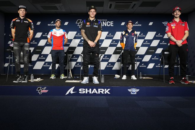 2022MotoGP第8戦イタリアGPのプレスカンファレンスに出席したライダー