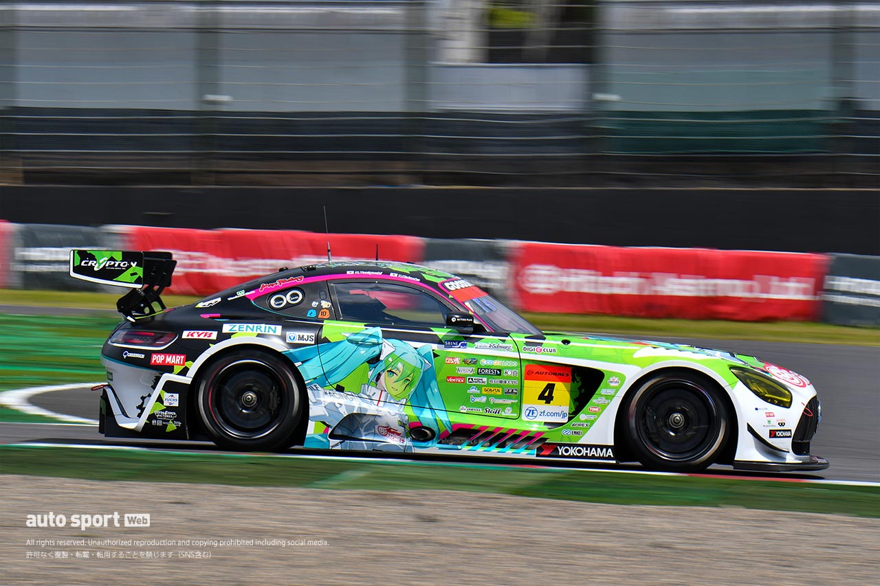 2022スーパーGT第3戦鈴鹿　グッドスマイル 初音ミク AMG（谷口信輝／片岡龍也）