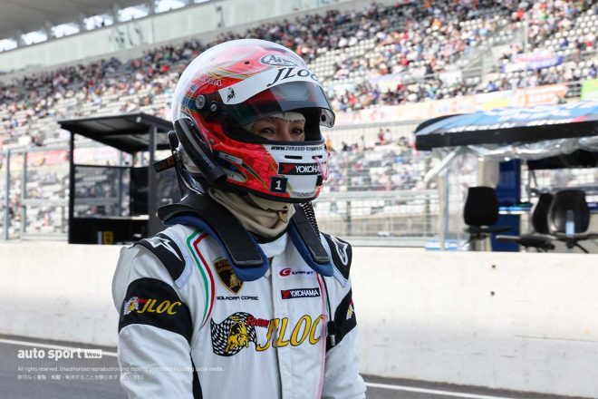 ベストタイム抹消で予選16番手となった小暮卓史（weibo Primez ランボルギーニ GT3）