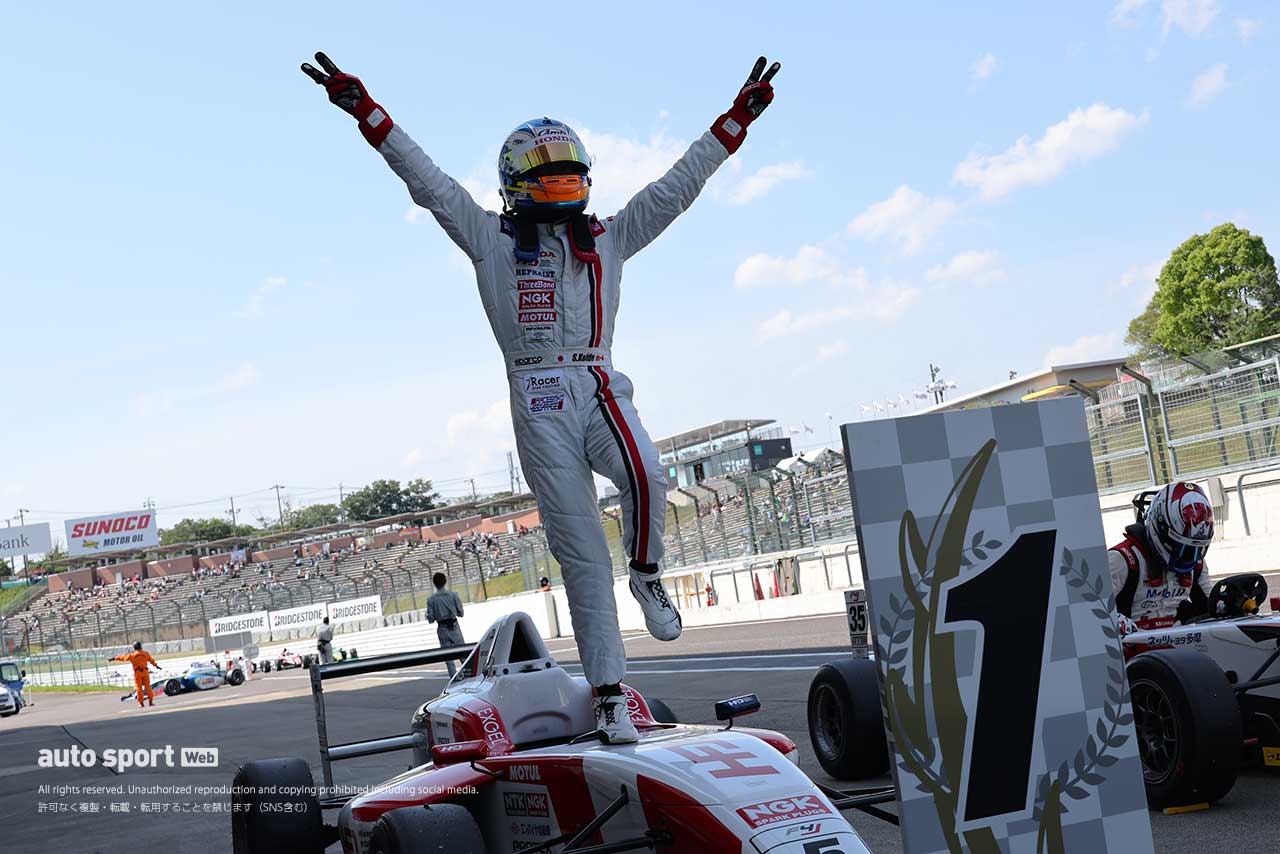 第３戦鈴鹿を制した小出峻（HFDP RACING TEAM）