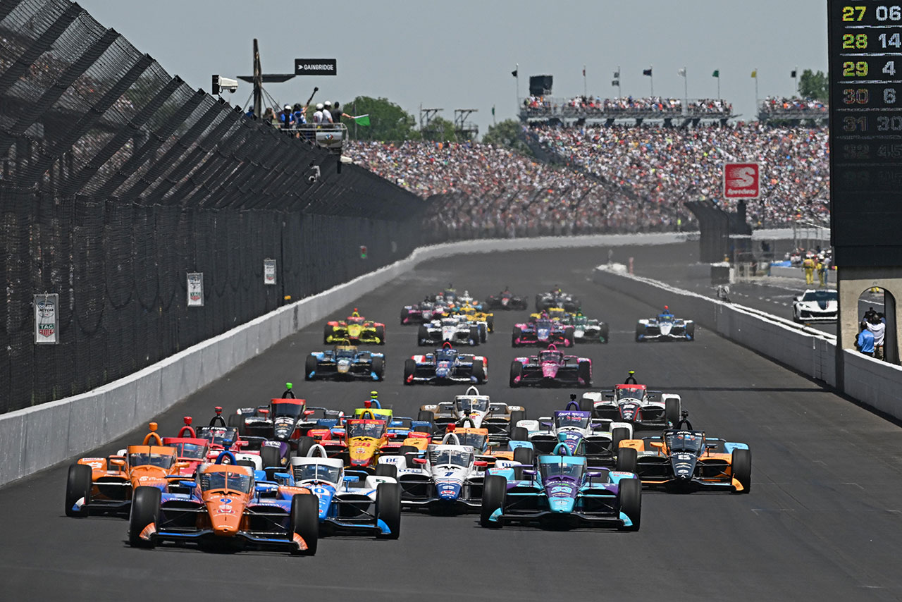 第106回インディアナポリス500マイルレース／決勝スタート