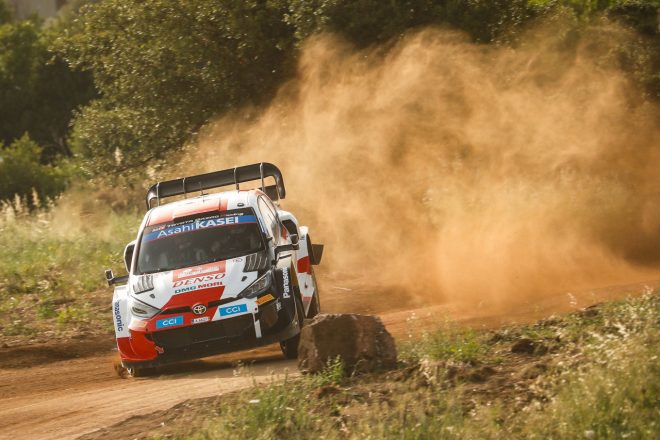 トヨタGRヤリス・ラリー1（エサペッカ・ラッピ／ヤンネ・フェルム組）　2022年WRC第5戦ラリー・イタリア・サルディニア