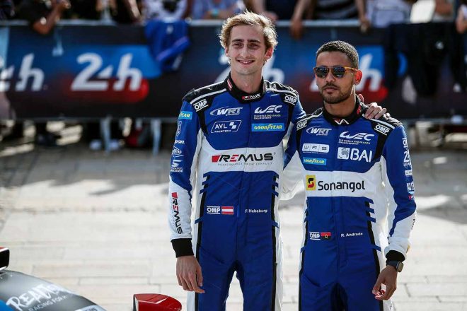 リアルチーム・バイ・WRTの41号車をドライブするフェルディナンド・ハプスブルクとルイ・アンドラーデ