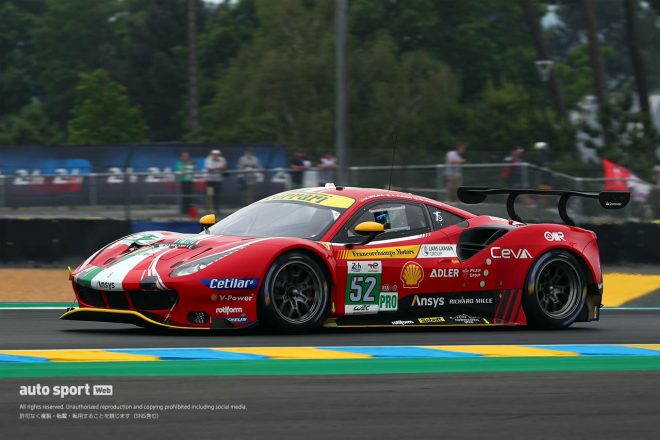 #52 AFコルセ／フェラーリ488 GTE EvoM.モリーナA.フォコD.リゴン