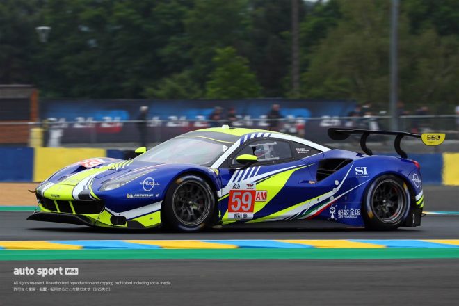 #59 インセプション・レーシング／フェラーリ488 GTE EvoA.ウエストC.レドガーM.クライン