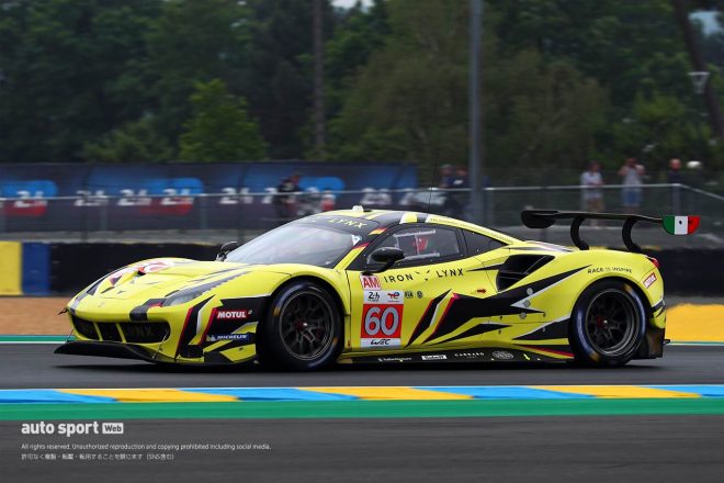 #60 アイアン・リンクス／フェラーリ488 GTE EvoC.スキアボーニA.バルザンR.ジャンマリア