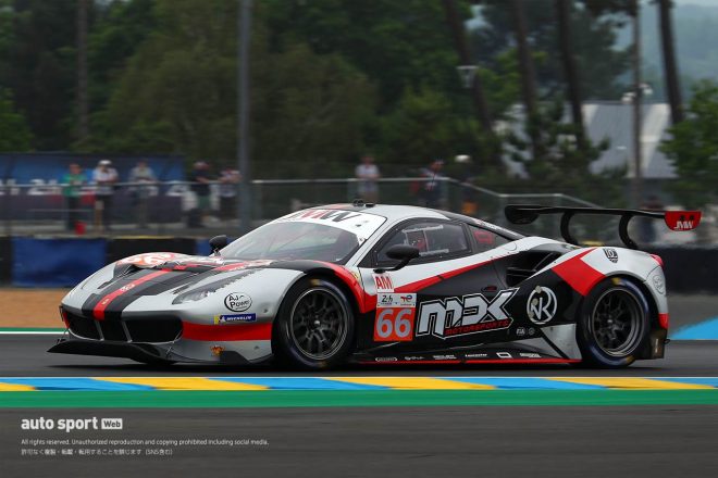 #66 JMWモータースポーツ／フェラーリ488 GTE EvoR.バン・デル・ザンデMクバムJ.ハート