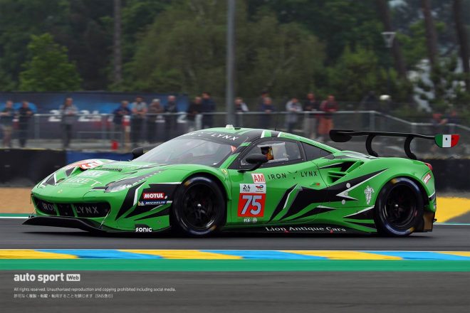 #75 アイアン・リンクス／フェラーリ488 GTE EvoP.エーリッヒC.フックN.バローネ