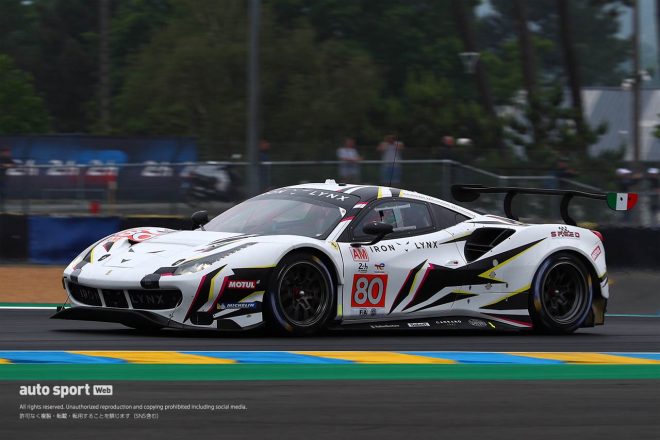 #80 アイアン・リンクス／フェラーリ488 GTE EvoM.クレッソーニG.フィジケラR.ハイスタンド