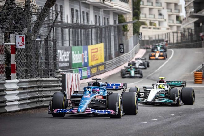2022年F1第7戦モナコGP　フェルナンド・アロンソ（アルピーヌ）