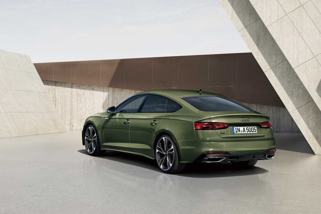 A5 Sportback Black Style Plus は Audiレーザーライトパッケージ アウディスポーツ製5ツインスポークポリゴンデザインインチアルミホイールを装備する アウディ 基幹 アバント A5スポーツバック に Rs 仕様の精悍さを加えた限定車を設定の画像 写真 5