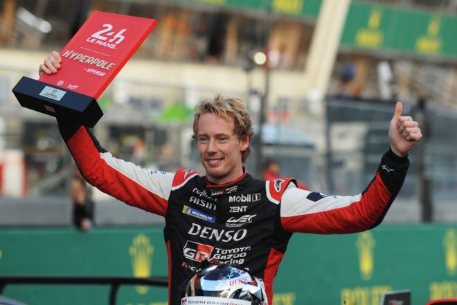 第90回ル・マン24時間レースでポールポジションを獲得したブレンドン・ハートレー（TOYOTA GAZOO Racing）