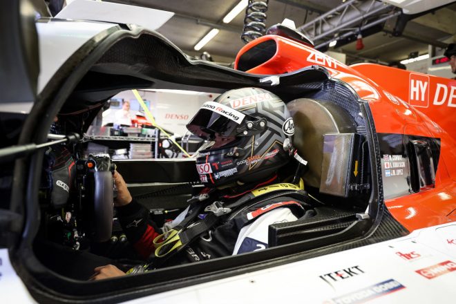 7号車トヨタGR010ハイブリッドの予選アタッカーを務めた小林可夢偉　2022年WEC第3戦ル・マン24時間