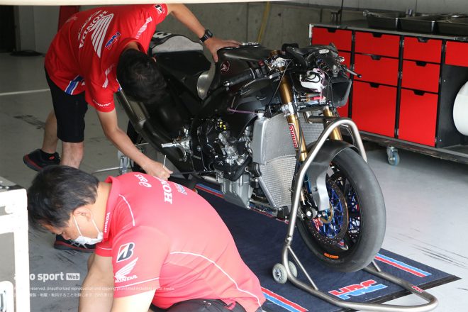 Team HRC／タイヤメーカーテスト・8耐特別スポーツ走行