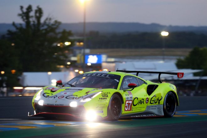 木村武史組の57号車フェラーリ488 GTEエボ（ケッセル・レーシング）　2022年WEC第3戦ル・マン24時間