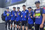 ヤマハVR46マスターキャンプ生達と野左根航太（GYTR GRT Yamaha WorldSBK Team）