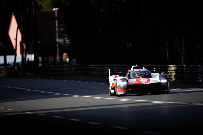 ウォームアップで最速タイムを記録した7号車トヨタGR010ハイブリッド