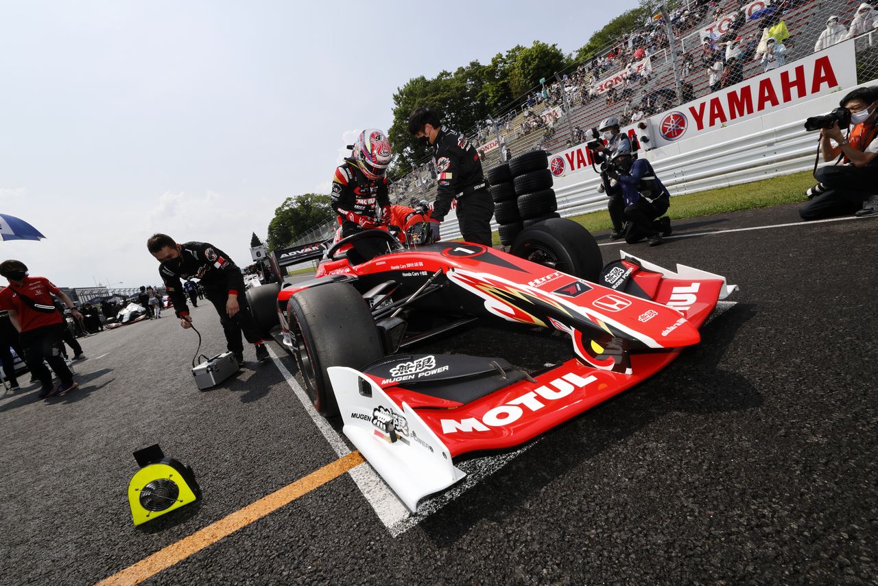 ポールポジションからスタートした野尻智紀（TEAM MUGEN）　2022スーパーフォーミュラ第5戦SUGO