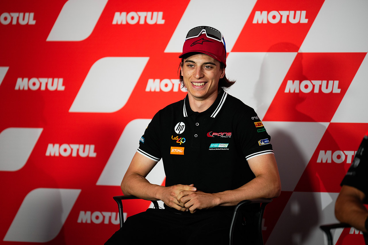 MotoE：マティア・カサディ（Pons Racing 40）／2022MotoE第4戦オランダ大会