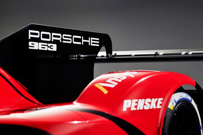 2022年6月24日、車名等の詳細が発表された新型LMDh車両“ポルシェ963”