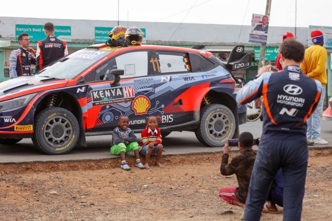 ティエリー・ヌービル（ヒョンデi20 Nラリー1）　2022年WRC第6戦サファリ・ラリー・ケニア