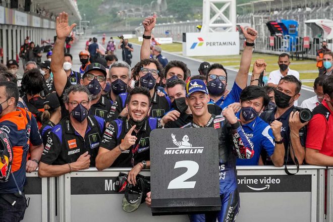 ファビオ・クアルタラロ（モンスターエナジー・ヤマハMotoGP）／2022MotoGP第2戦インドネシアGP【決勝：2位】