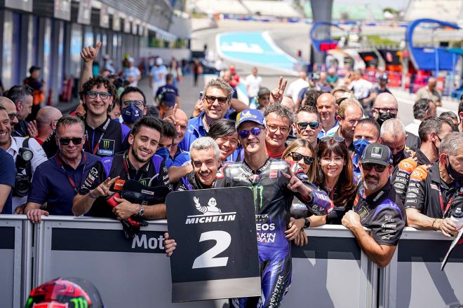 ファビオ・クアルタラロ（モンスターエナジー・ヤマハMotoGP）／2022MotoGP第6戦スペインGP【決勝：2位】