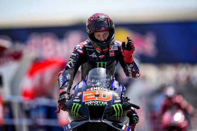ファビオ・クアルタラロ（モンスターエナジー・ヤマハMotoGP）／2022MotoGP第6戦スペインGP【決勝：2位】