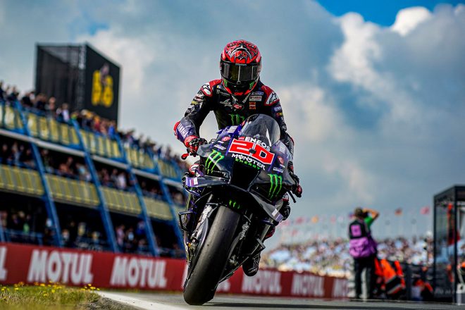 ファビオ・クアルタラロ（モンスターエナジー・ヤマハMotoGP）／2022MotoGP第11戦オランダGP【決勝：リタイア】