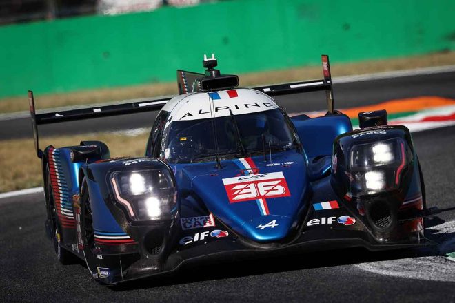 優勝した36号車アルピーヌA480・ギブソン（アルピーヌ・エルフ・チーム）　2022年WEC第4戦モンツァ6時間