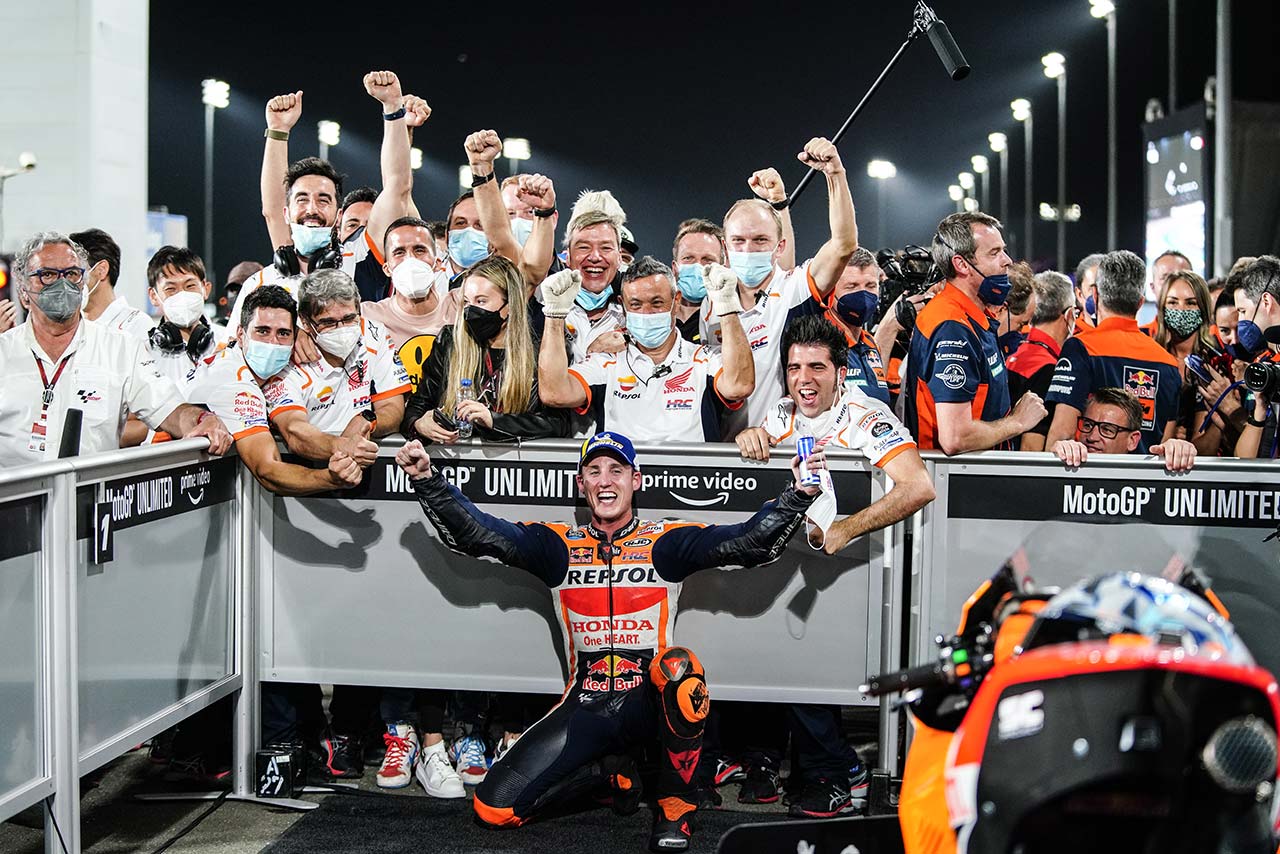 ポル・エスパルガロ（レプソル・ホンダ・チーム）／2022MotoGP第1戦カタールGP【決勝：3位】