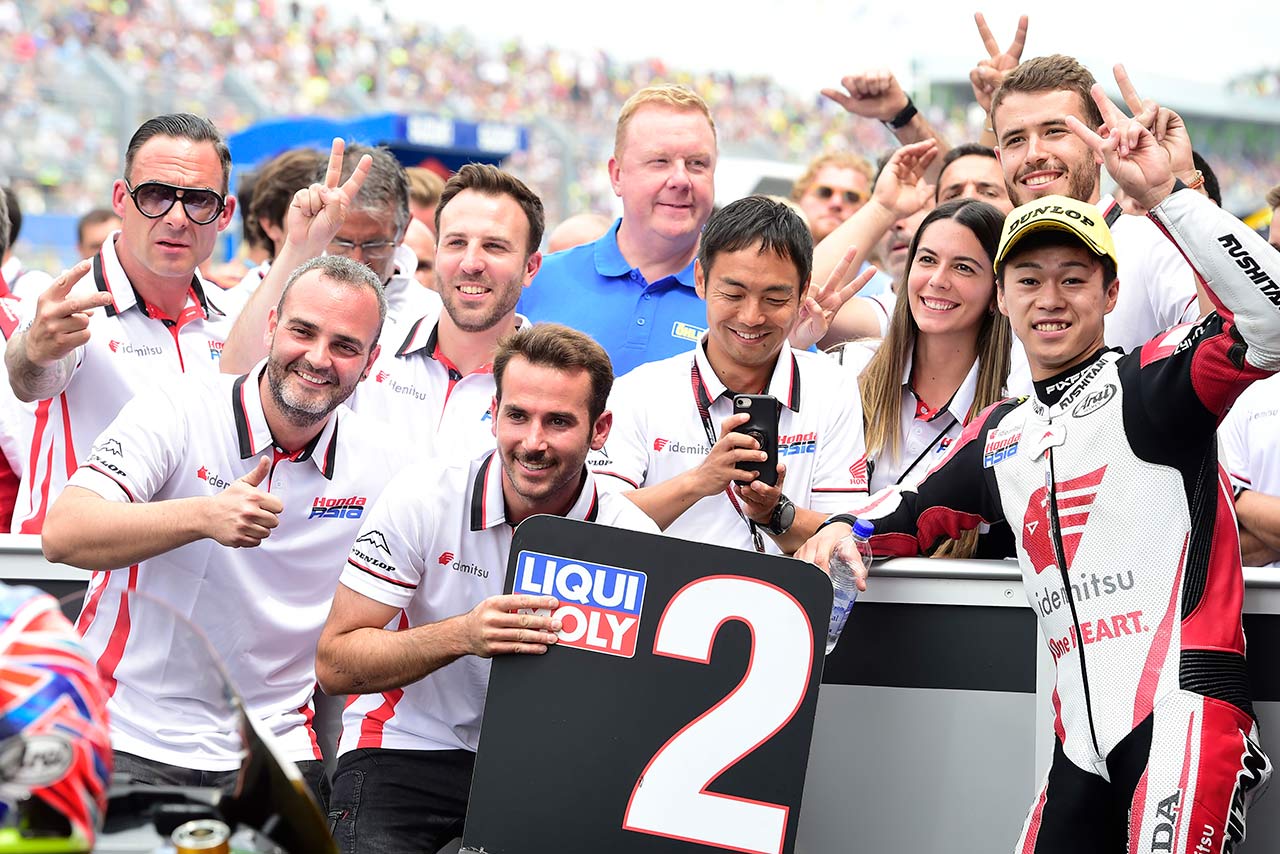 小椋藍（IDEMITSU Honda Team Asia）／2022MotoGP第11戦オランダGP【Moto2クラス決勝：2位】