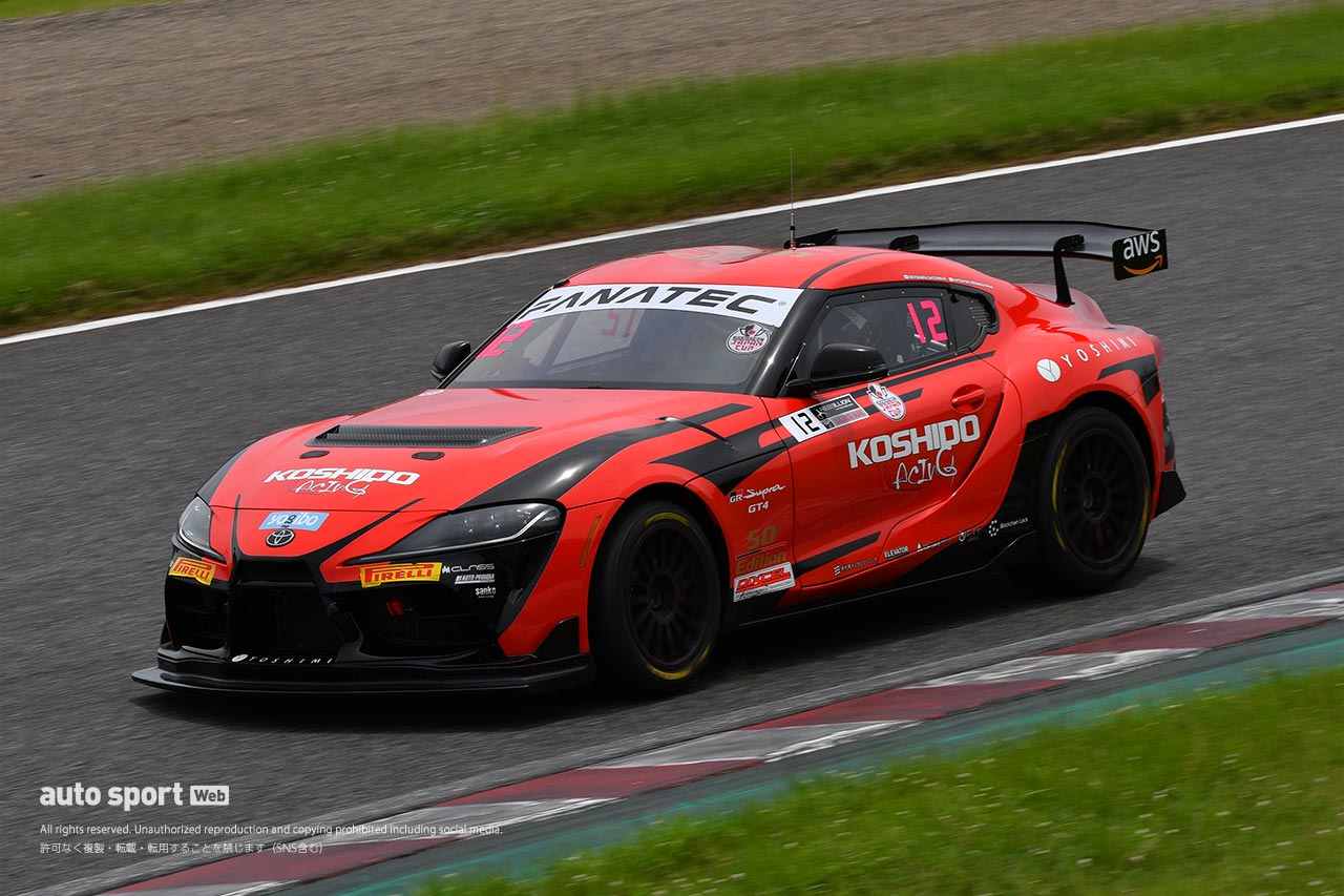12　JapanCup 恒志堂レーシング トヨタGRスープラGT4 佐藤元春／平中克幸