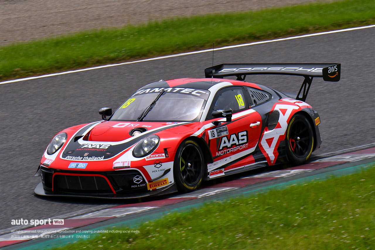 18　 EBMギガ・レーシング ポルシェ911 GT3 R T.サティエンティラクル／K.クシリ