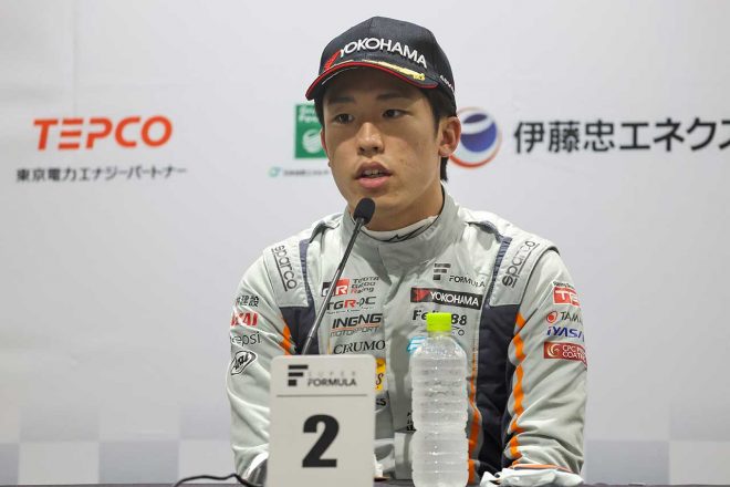 2022スーパーフォーミュラ第6戦富士　坪井翔（P.MU/CERUMO・INGING）