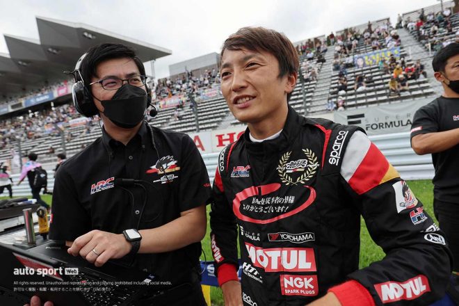 2022スーパーフォーミュラ第6戦富士　スタート前の野尻智紀（TEAM MUGEN）