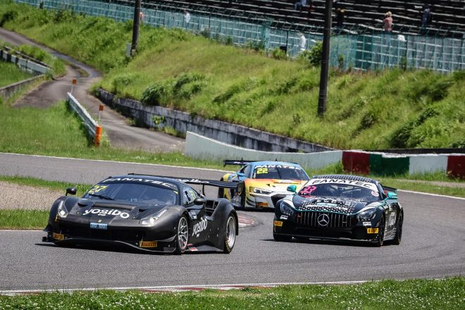 GTワールドチャレンジ・アジア第4戦鈴鹿　前澤友作氏から借りるかたちとなったヨギボーは車両交換のペナルティもあり12位となった。