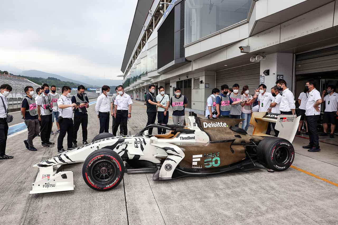 7月18日、富士スピードウェイで行われた次世代車両開発テスト